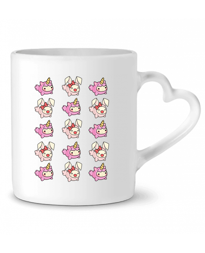 Mug coeur Mini Conejitos Cosplay par MaaxLoL