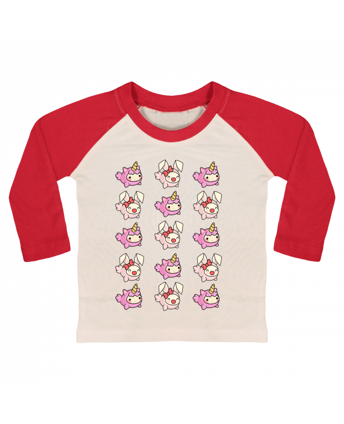 Tee-shirt Bébé Baseball ML Mini Conejitos Cosplay par MaaxLoL