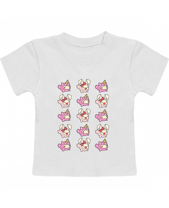 Camiseta Bebé Manga Corta Mini Conejitos Cosplay manches courtes du designer MaaxLoL