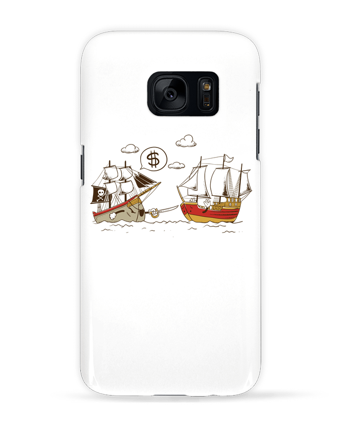 Case 3D Samsung Galaxy S7 Pirate by flyingmouse365