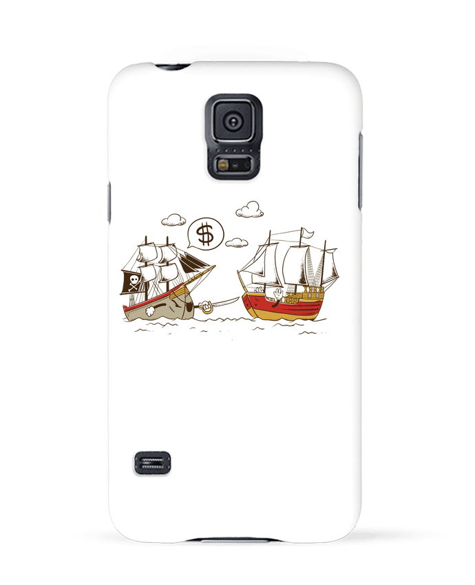 Case 3D Samsung Galaxy S5 Pirate by flyingmouse365