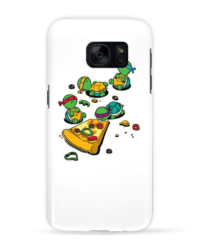 Case 3D Samsung Galaxy S7 Pizza lover by flyingmouse365