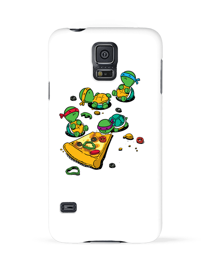 Case 3D Samsung Galaxy S5 Pizza lover by flyingmouse365