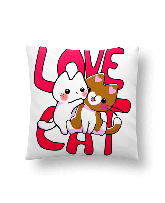 Cushion synthetic soft 45 x 45 cm Amor de Gato by MaaxLoL