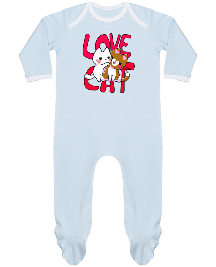 Baby Sleeper long sleeves Contrast Amor de Gato by MaaxLoL