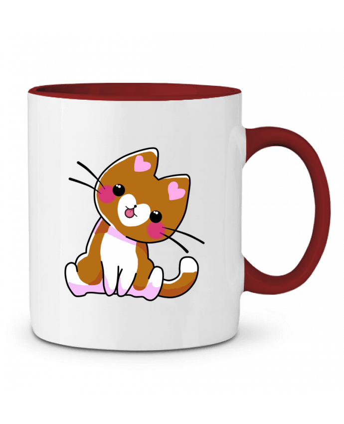 Mug bicolore Gatito Corazón MaaxLoL