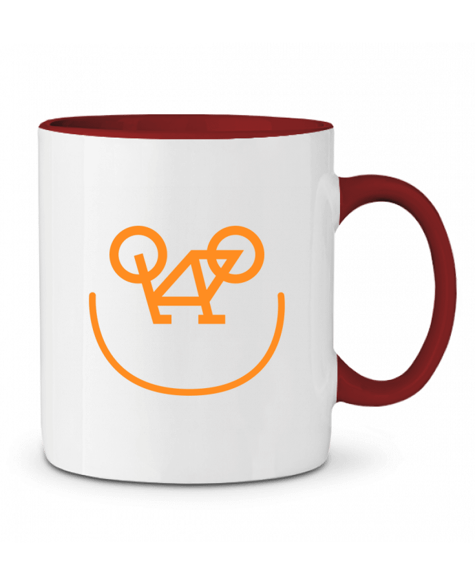 Mug bicolore Bike Smile tunetoo