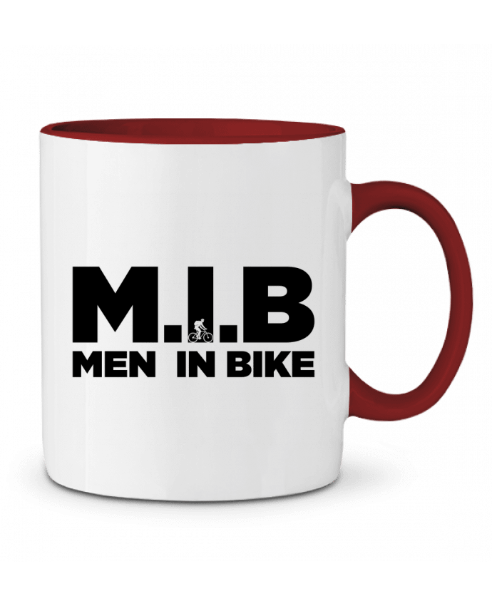 Two-tone Ceramic Mug Men In Bike tunetoo