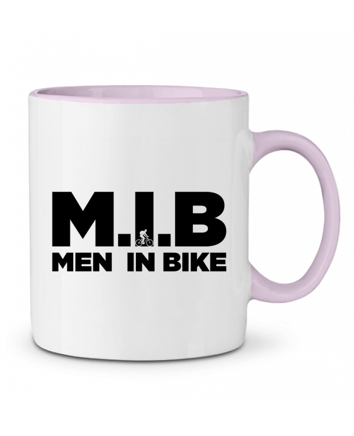 Two-tone Ceramic Mug Men In Bike tunetoo