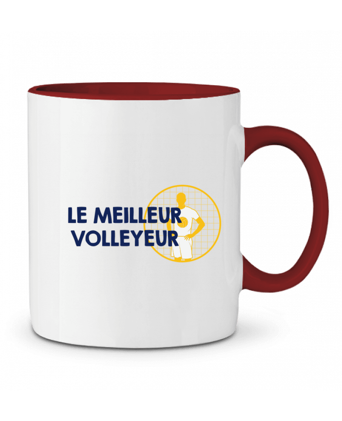 Mug bicolore Le meilleur volleyeur tunetoo