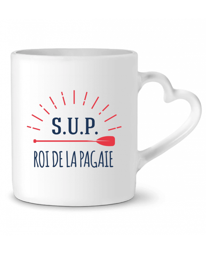 Mug coeur Stand up paddle - Roi de la pagaie par tunetoo