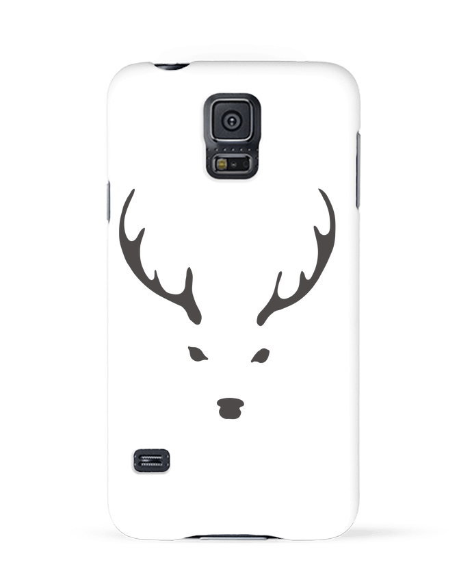 Case 3D Samsung Galaxy S5 WHITE DEER by Morozinka