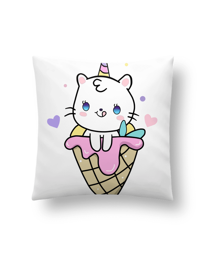 Coussin Gato Unicornio Helado Cucurucho par MaaxLoL