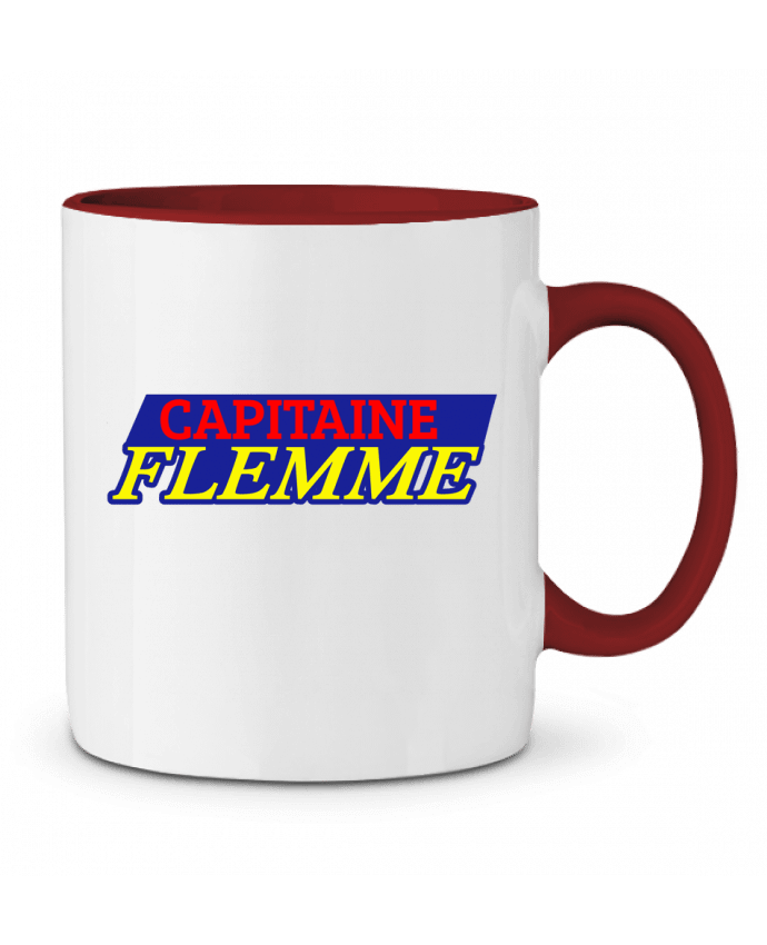Mug bicolore Capitaine Flemme CREATIVE SHIRTS