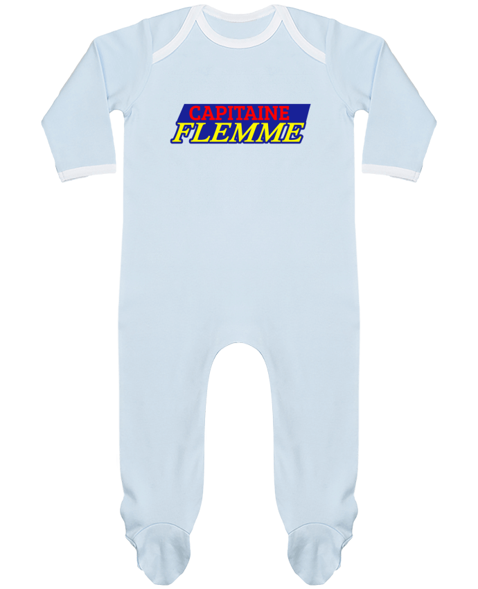 Body Pyjama Bébé Capitaine Flemme par CREATIVE SHIRTS