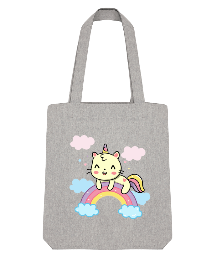 Tote Bag Stanley Stella Gato Feliz sobre Arcoiris par MaaxLoL 