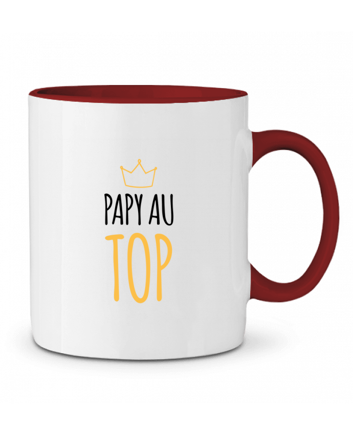 Mug bicolore Papy au top tunetoo