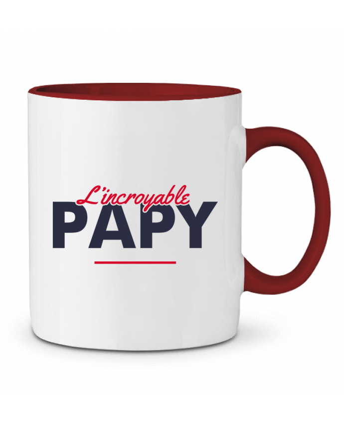 Mug bicolore L'incroyable papy tunetoo
