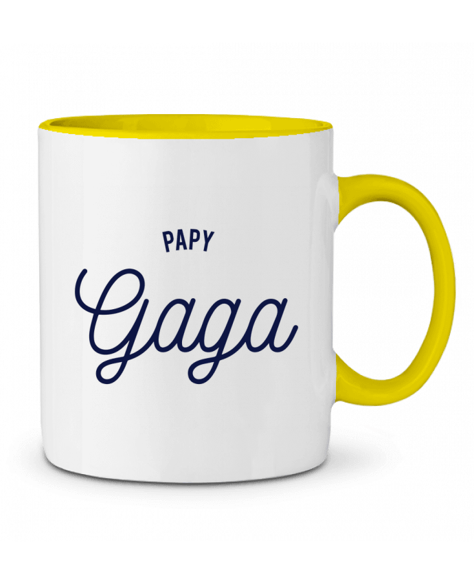 Mug bicolore Papy gaga tunetoo