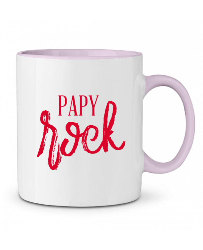 Mug bicolore Papy rock tunetoo