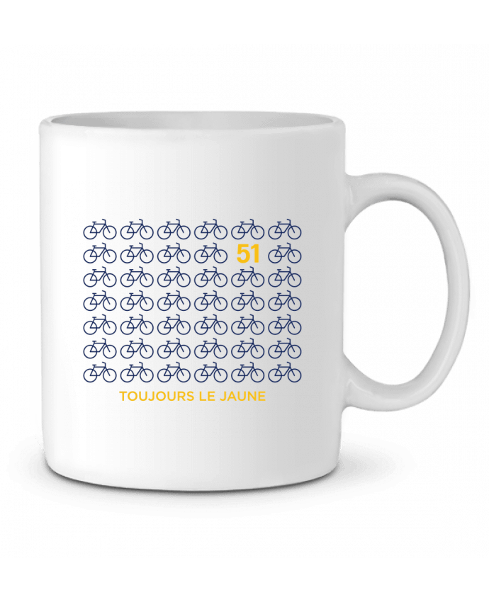 Mug  Toujours le jaune - Cyclisme par tunetoo