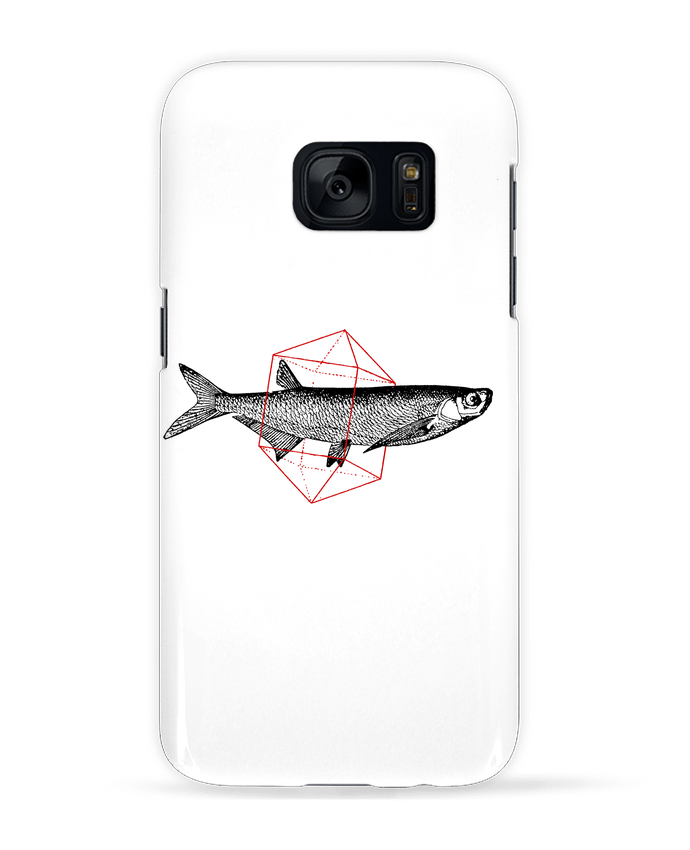 Case 3D Samsung Galaxy S7 Fish in geometrics by Florent Bodart