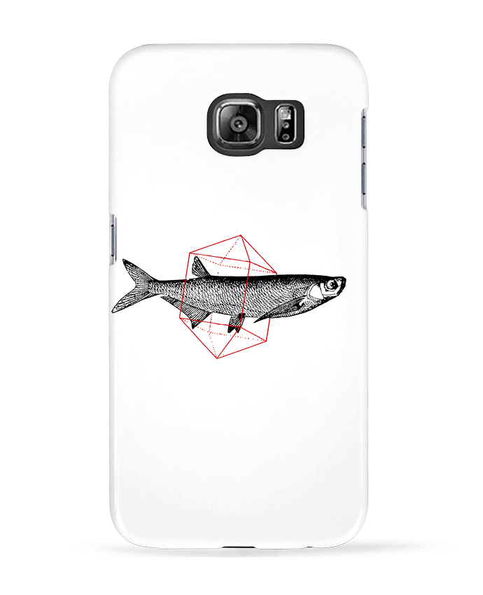 Case 3D Samsung Galaxy S6 Fish in geometrics - Florent Bodart