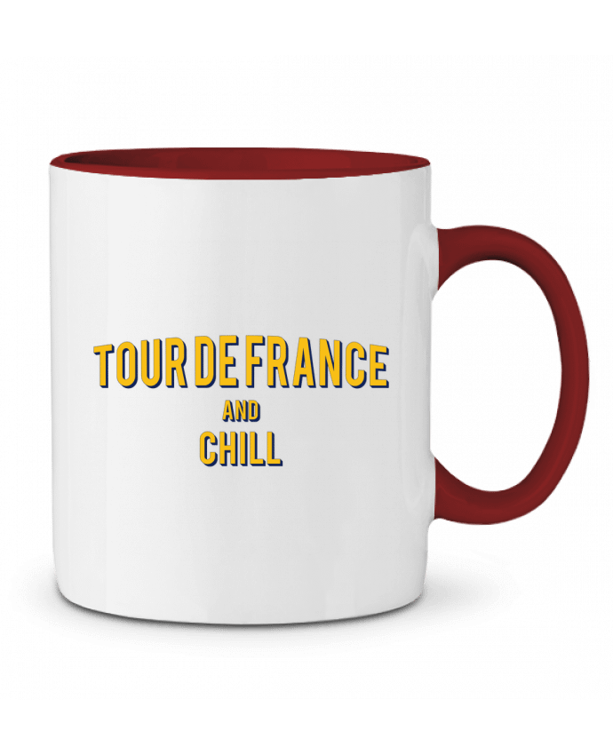 Mug bicolore Tour de France and Chill tunetoo