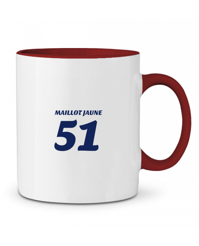 Mug bicolore Maillot Jaune 51 tunetoo