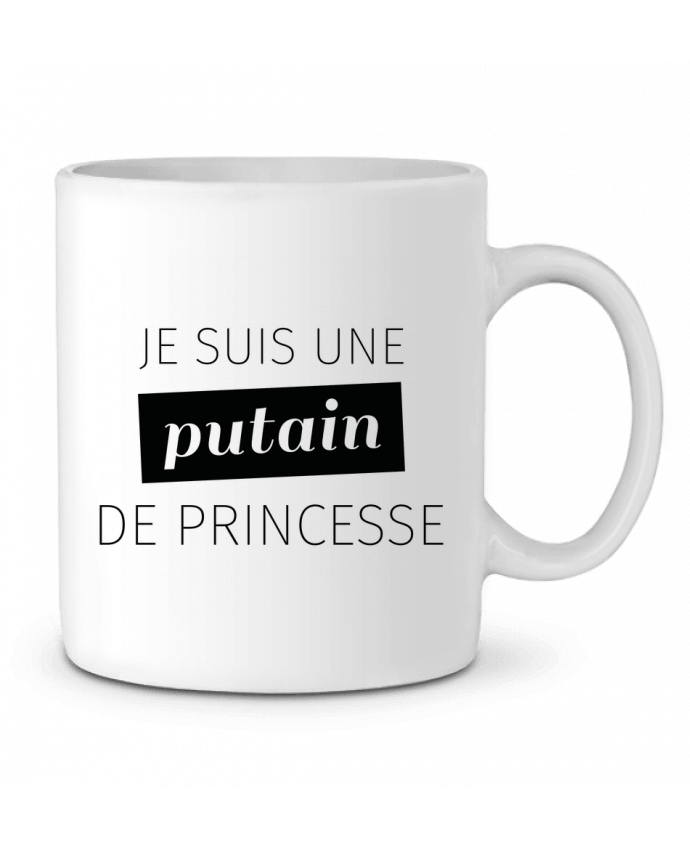 Ceramic Mug Je suis une putain de princesse by Folie douce