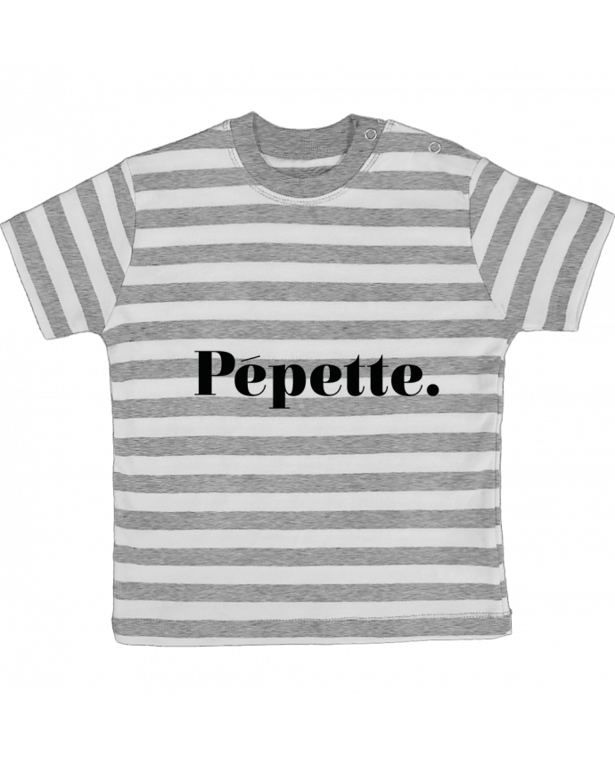 T-shirt baby with stripes Pépette by Folie douce