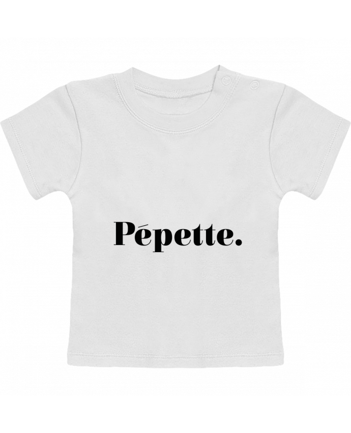 T-shirt bébé Pépette manches courtes du designer Folie douce