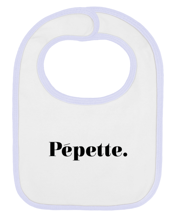 Bavoir bébé uni Pépette par Folie douce