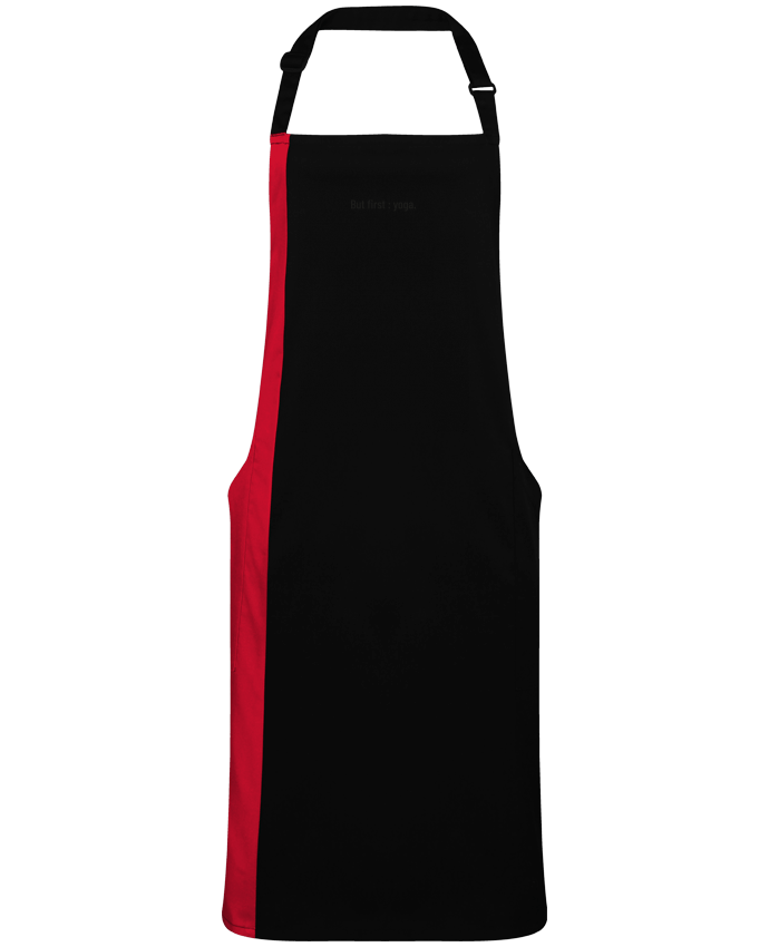 Two-tone long Apron But first : yoga. by  Folie douce