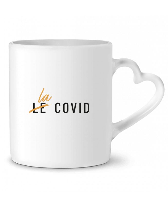 Mug coeur LA Covid par Folie douce