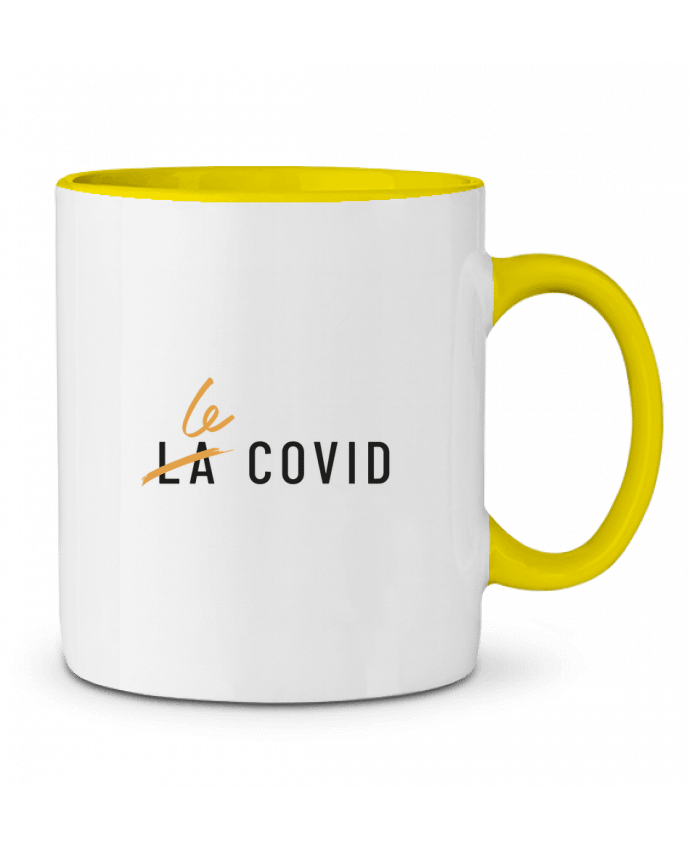 Mug bicolore LE Covid Folie douce