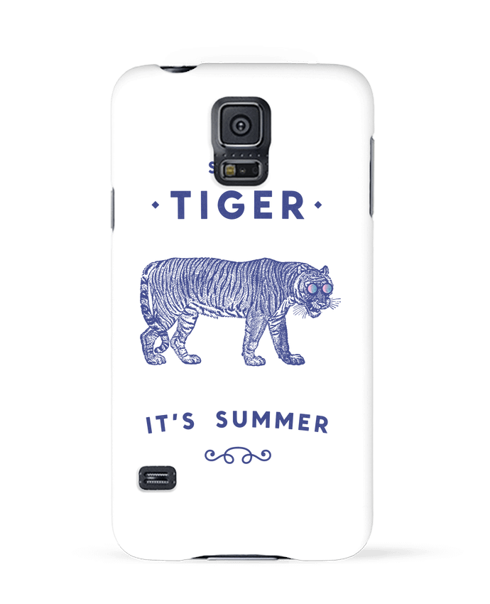 Case 3D Samsung Galaxy S5 Smile Tiger by Florent Bodart