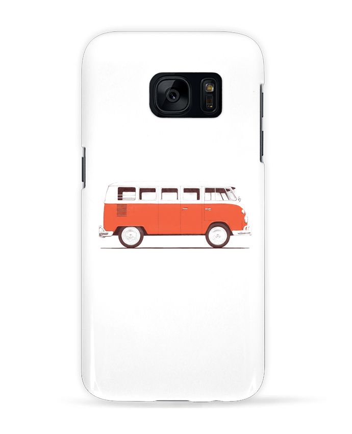 Case 3D Samsung Galaxy S7 Red Van by Florent Bodart