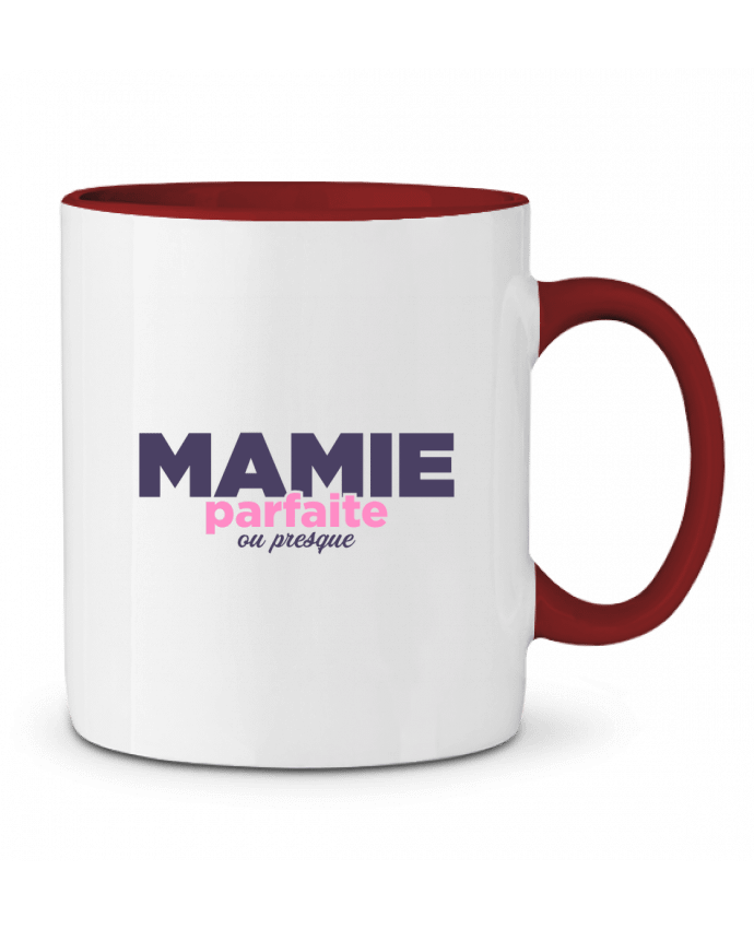Mug bicolore Mamie parfaite ou presque tunetoo