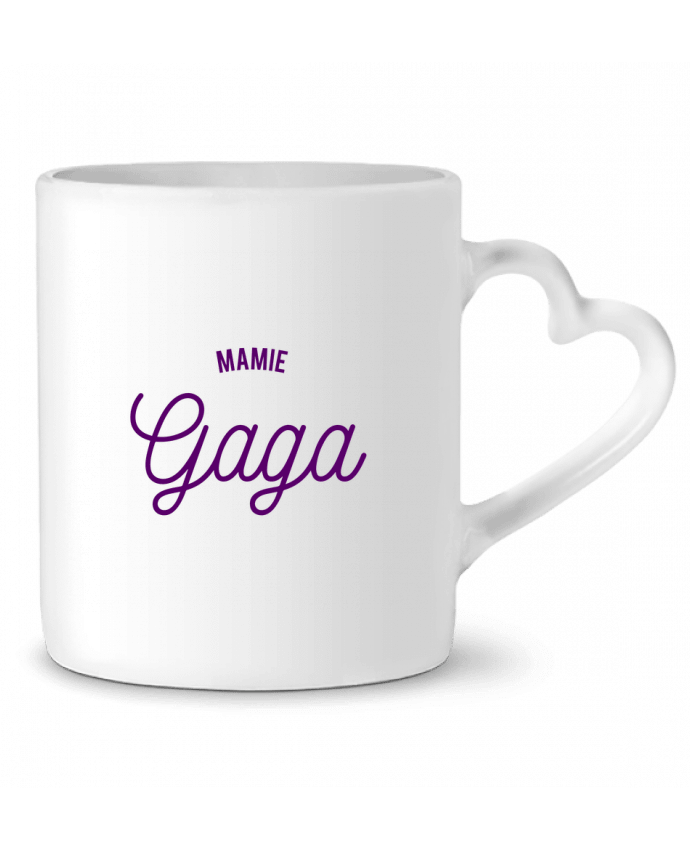 Mug coeur Mamie Gaga par tunetoo