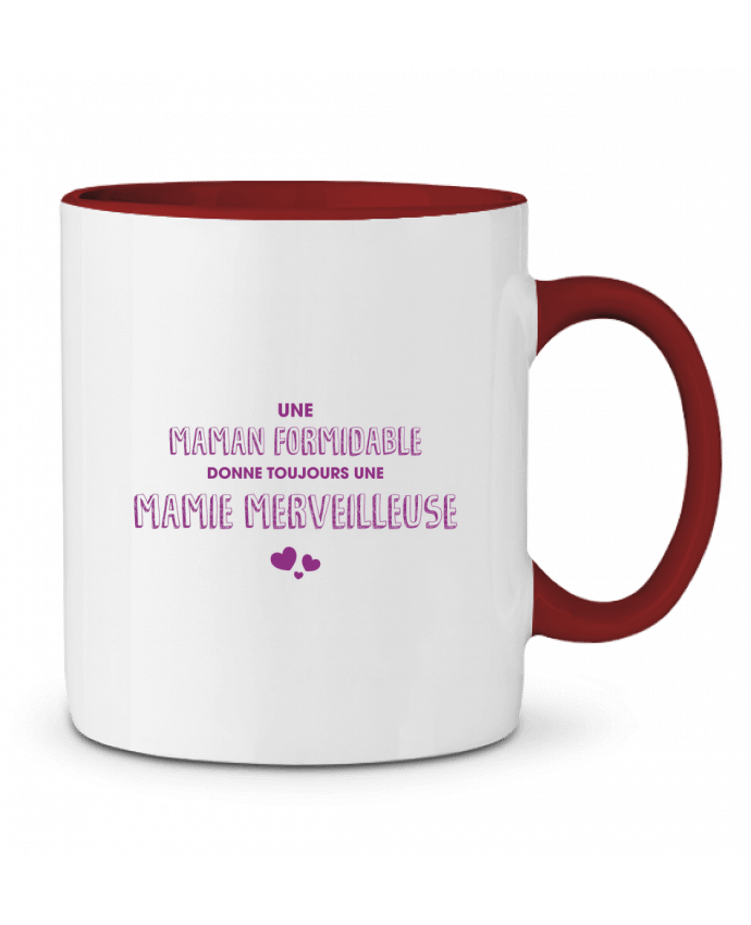 Mug bicolore Mamie merveilleuse tunetoo