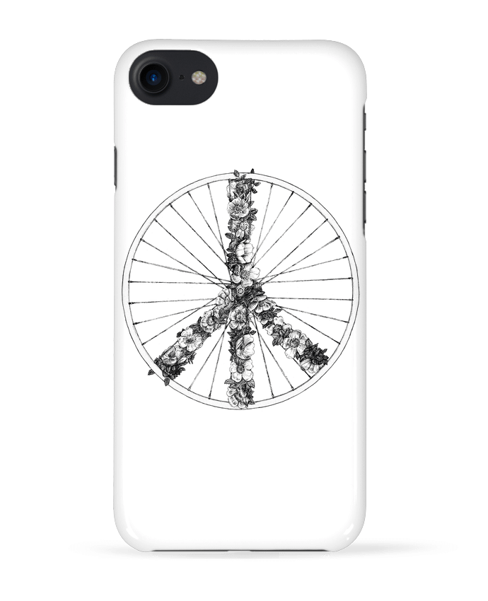 COQUE 3D Iphone 7 Peace and Bike Lines de Florent Bodart