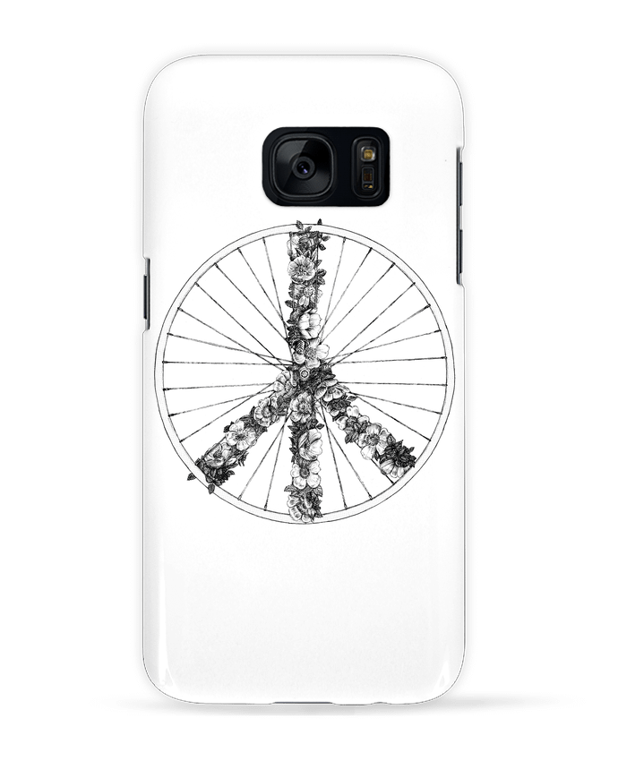 Case 3D Samsung Galaxy S7 Peace and Bike Lines by Florent Bodart