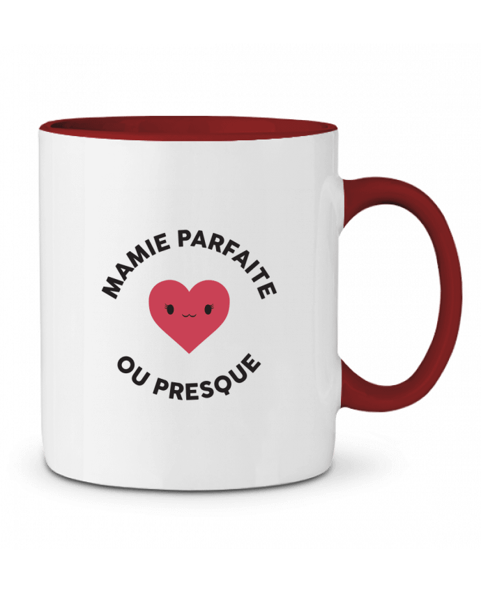 Mug bicolore Mamie parfaite ou presque tunetoo