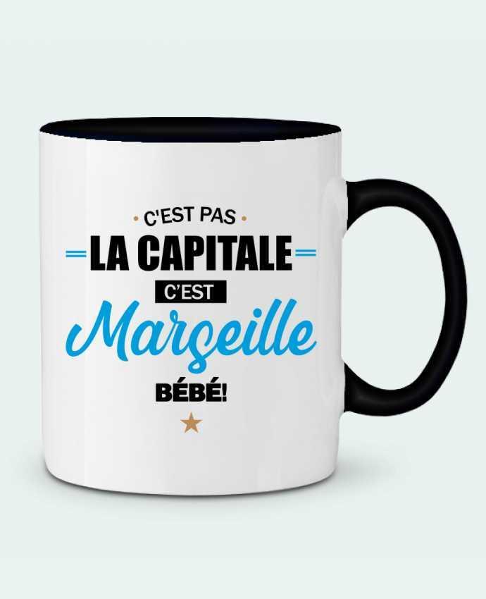 Mug bicolore C'est Marseille bébé La boutique de Laura