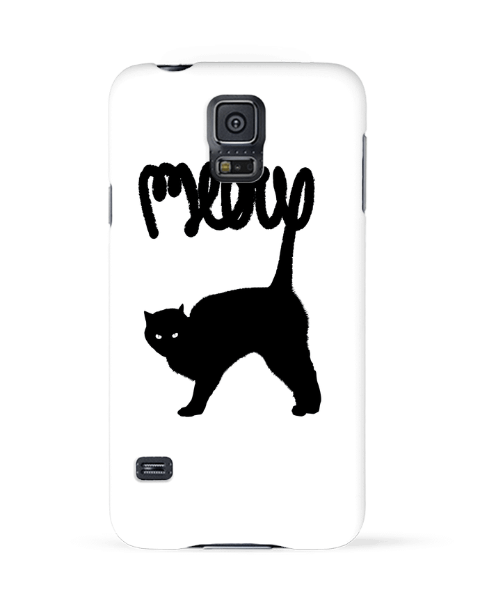 Case 3D Samsung Galaxy S5 Meow by Florent Bodart