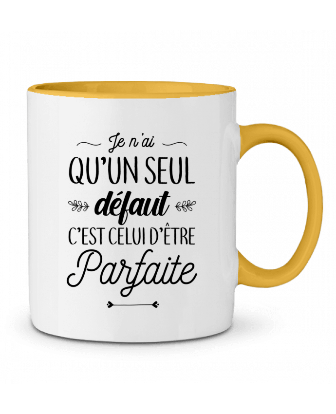 Mug bicolore Un seul défaut La boutique de Laura