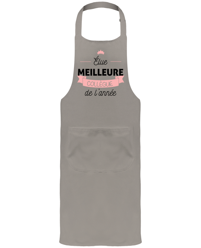 Tablier avec poches Élue meilleure collègue de l'année par La boutique de Laura