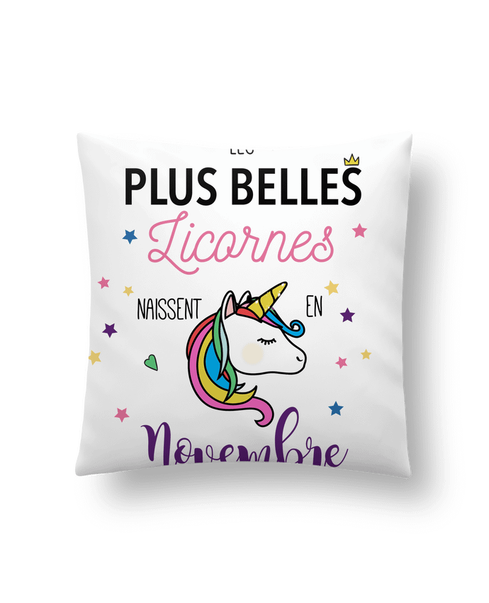 Coussin Les plus belles licornes / Novembre par La boutique de Laura