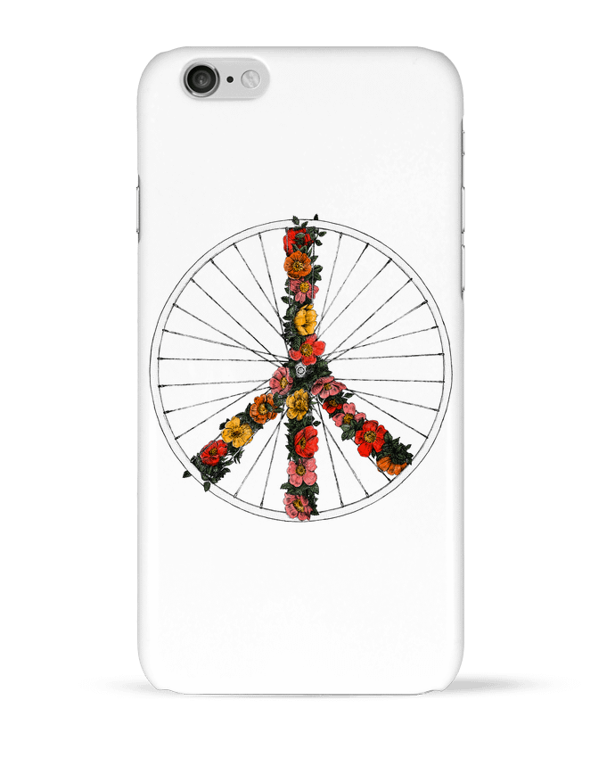 Coque iPhone 6 Peace and Bike par Florent Bodart
